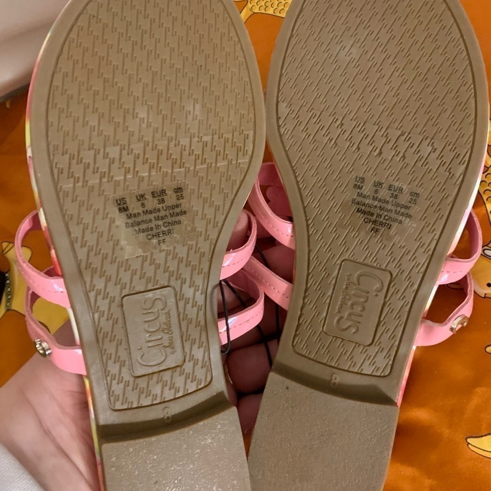 Sam Edelman Circus Cherri faux patent sandal 8 - Picture 3 of 5